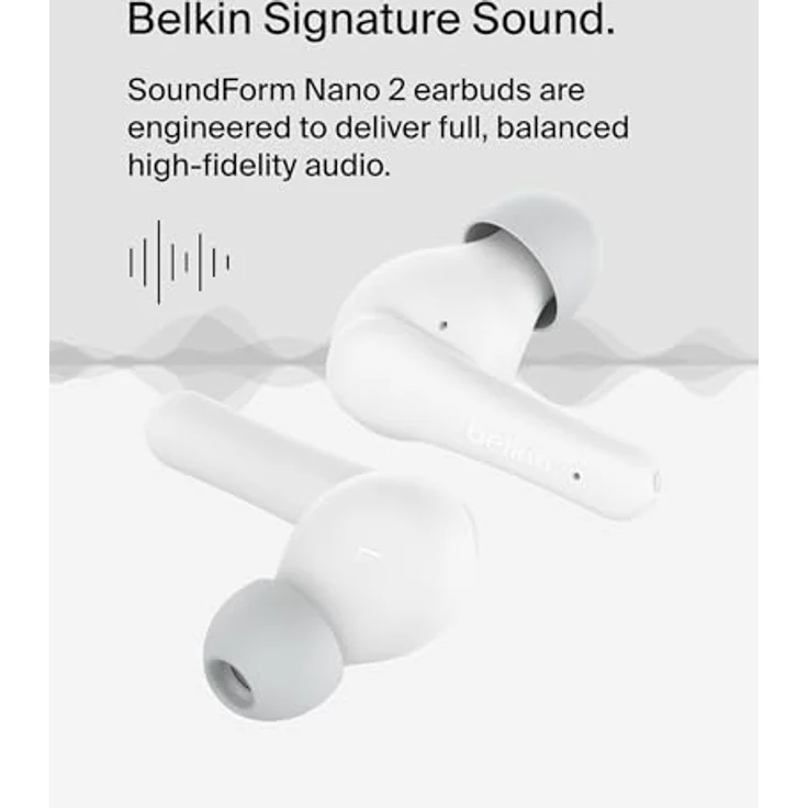 Belkin Soundform Nano2 Wireless Kinder In-Ear Kopfhörer, weiß (keine Geräuschunterdrückung, 8 h, Kabellos) – Bild 7