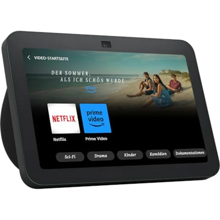 Amazon Echo Show 8 (3. Gen., 2023) | Smarter HD-Touchscreen mit 3D-Audio, Smart-Home-Hub und Alexa | Anthrazit – Bild 1