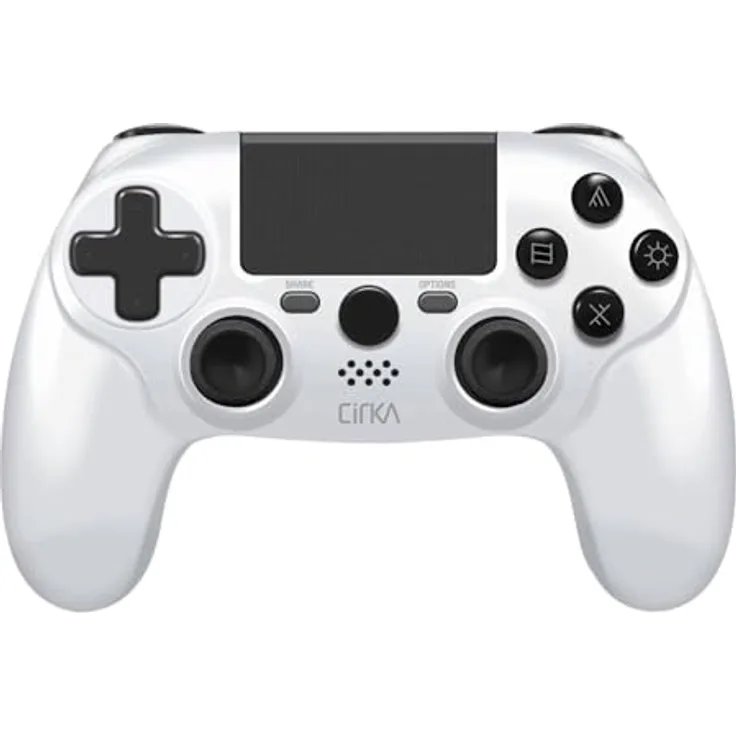 Hyperkin Nuforce Wireless Controller, Gaming Controller für PS4/PC/Mac, kabellos, Weiss
