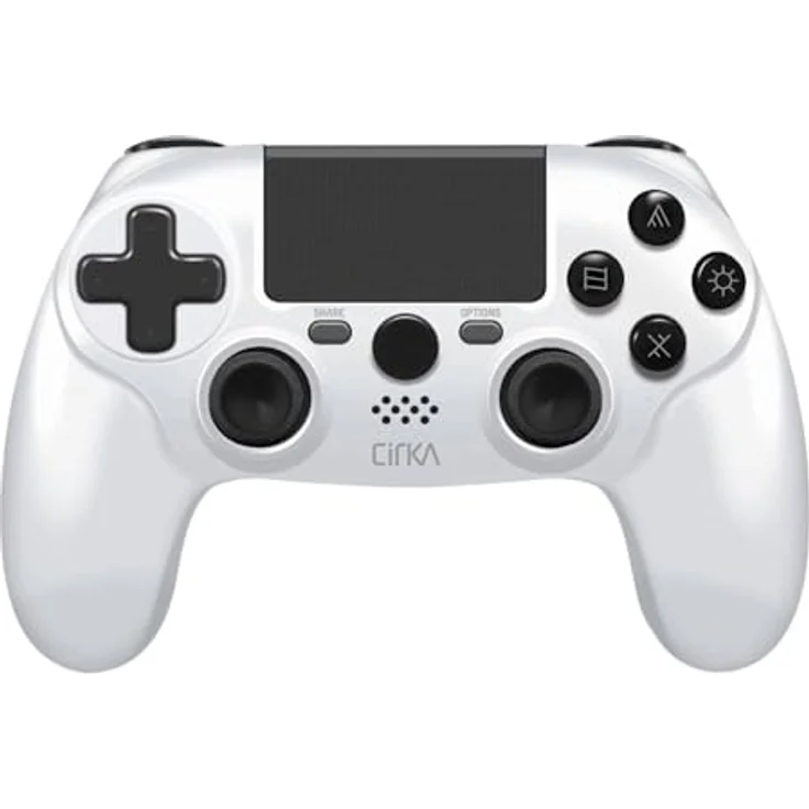 Hyperkin Nuforce Wireless Controller, Gaming Controller für PS4/PC/Mac, kabellos, Weiss – Bild 1