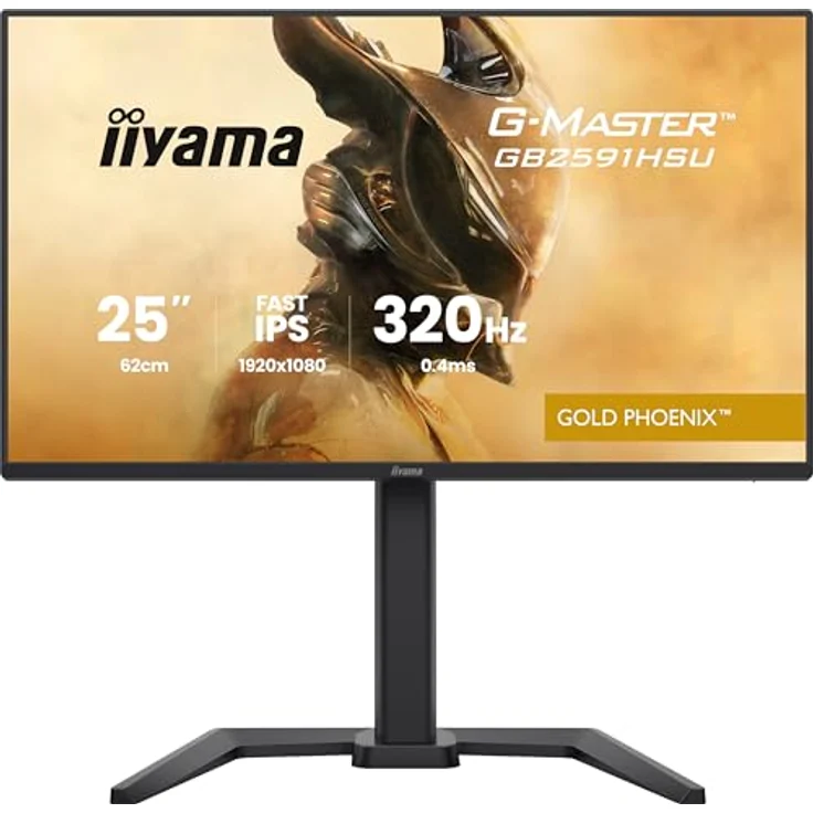 iiyama G-MASTER GB2591HSU-B1, 25“ Fast IPS-Monitor mit 320 Hz Bildwiederholrate und 0.4 ms Reaktionszeit, Schwarz – Bild 5