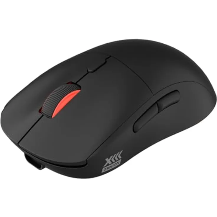 Genesis Gaming Maus Zircon XIII Custom kabellos Schwarz, 11,5 x 5,5 x 18 cm