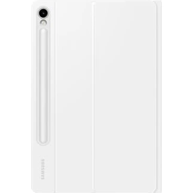 Samsung EF-DX725 Book Cover Keyboard für Galaxy Tab S9 | S9 FE, Pogo Pin, Plug & Play, Flaches Design, DE-Layout, Weiß – Bild 3