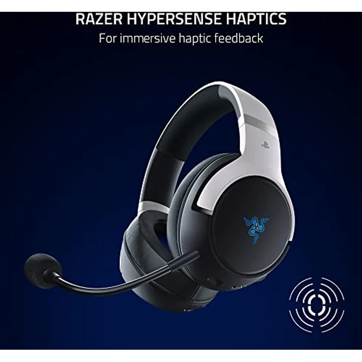 Razer Kaira Pro HyperSpeed - Kabelloses Multiplattform-Gaming-Headset mit Haptik (Razer HyperSpeed Wireless, HyperSense Haptik, Integriertes Hybrid-Mikrofon, TriForce Titanium 50mm Treiber) Schwarz – Bild 3
