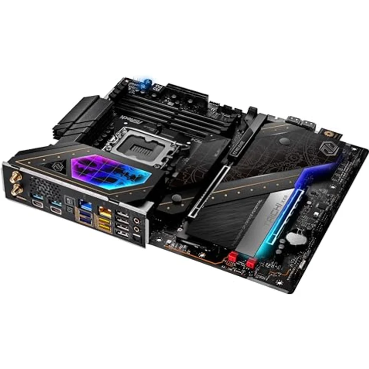 ASRock Z890 Taichi 90-MXBPR0-A0UAYZ ATX Mainboard, Sockel 1851, Intel Core Ultra Prozessoren (Serie 2)-RGB-Beleuchtung – Bild 5