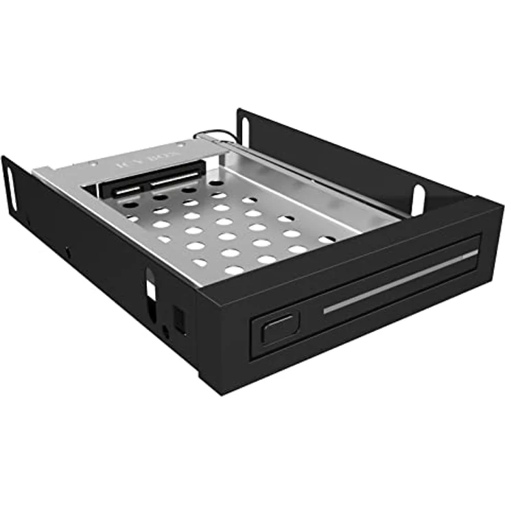 ICY BOX Wechselrahmen für SSD-HDD 2,5'' in 3,5'' Schacht, SATA III, HotSwap, Aluminium Kunststoff, Schwarz,IB-2216STS,Für 1x 2,5 Zoll – Bild 2