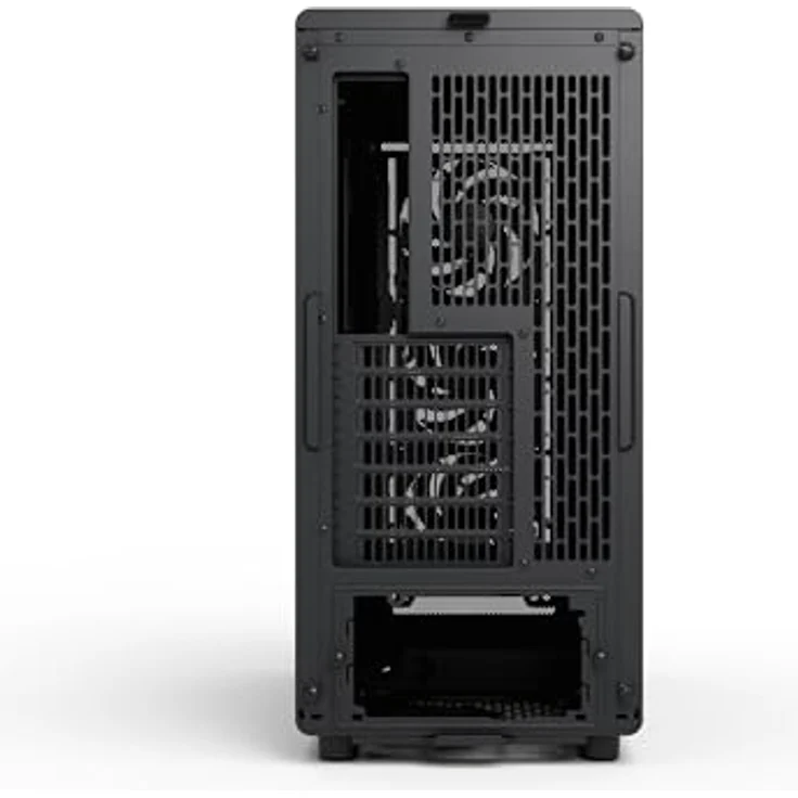Fractal Design Epoch Black Solid, Gaming-PC-Gehäuse mit Mesh-Frontpanel, drei Momentum 12-Lüftern, geräumigem Innenraum und ATX/mATX/ITX Unterstützung – Bild 4