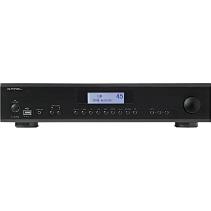 Rotel A14 MKII Black Stereo Integ Amp EC Verstärker, schwarz - Preisvergleich – Bild 2