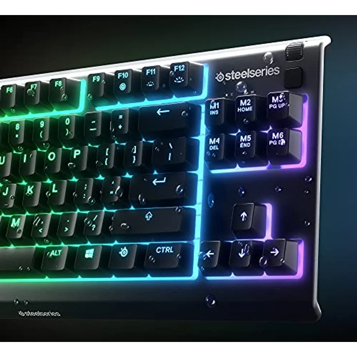 SteelSeries Apex 3 TKL - RGB Gaming-Tastatur - Kompakter Tenkeyless-Formfaktor - 8-Zonen-RGB-Beleuchtung - Deutsches (QWERTZ) Layout – Bild 3