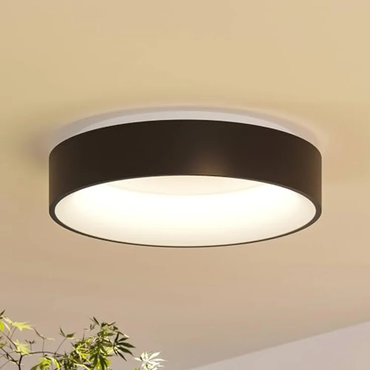 Arcchio LED Deckenleuchte 'Aleksi' (Modern) in Schwarz aus Metall - Energiesparende Küchenlampe (1 flammig) – Bild 2