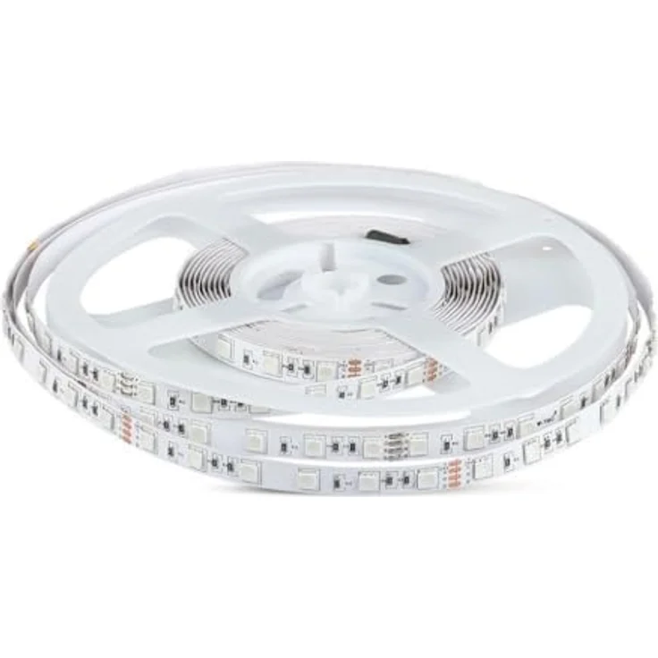 V-TAC VT-5050 LED Strip, 5m SMD5050, 10W/m, 4000K, IP20, 24V, 60 LEDs/m – Bild 1