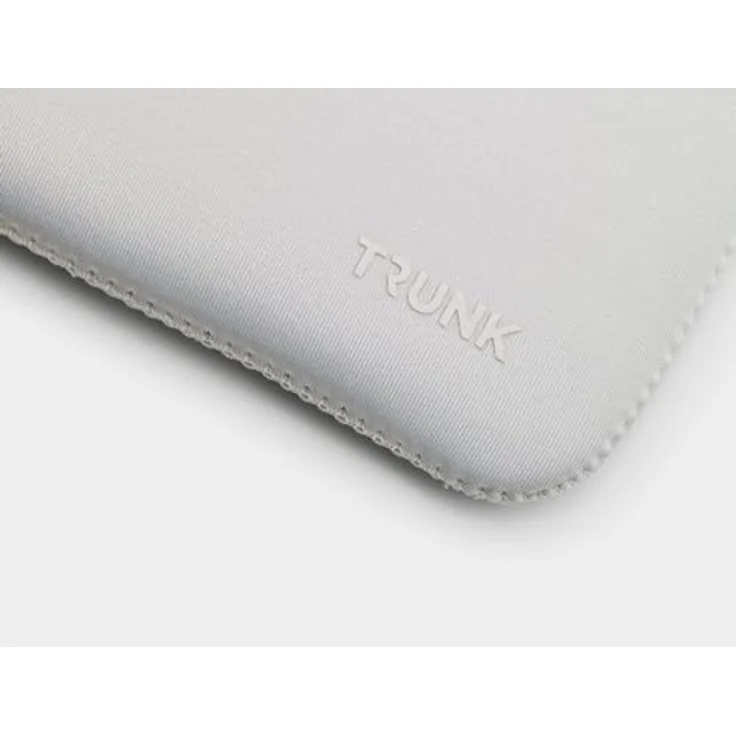 Trunk 14" MacBook Pro Sleeve, Neopren Schutzhülle mit Plüsch-Innenfutter, Silber – Bild 4