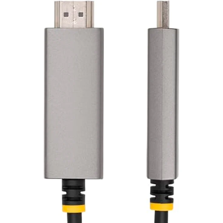 StarTech.com 3m USB-C zu HDMI 2.1 Adapter Kabel, 8K 60Hz, 4K 144Hz, HDR10, Thunderbolt 3/4 kompatibel, USB Typ-C auf HDMI Kabel (136B-USBC-HDMI213M) – Bild 2