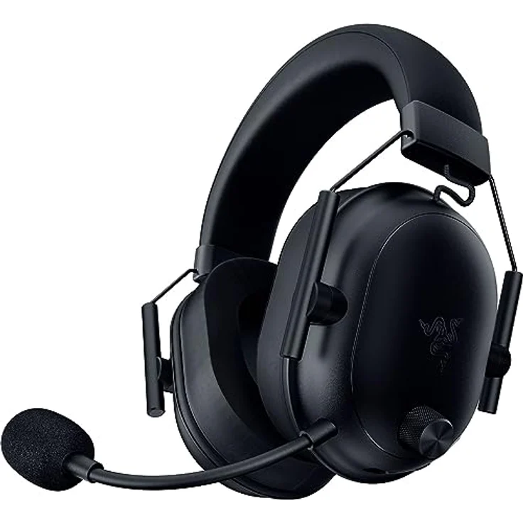 Razer BlackShark V2 HyperSpeed - Kabelloses ultra leichtes E-Sport-Headse (280g, HyperClear Super-Breitband-Mik, TriForce Titanium 50-mm-Treiber) Schwarz – Bild 1