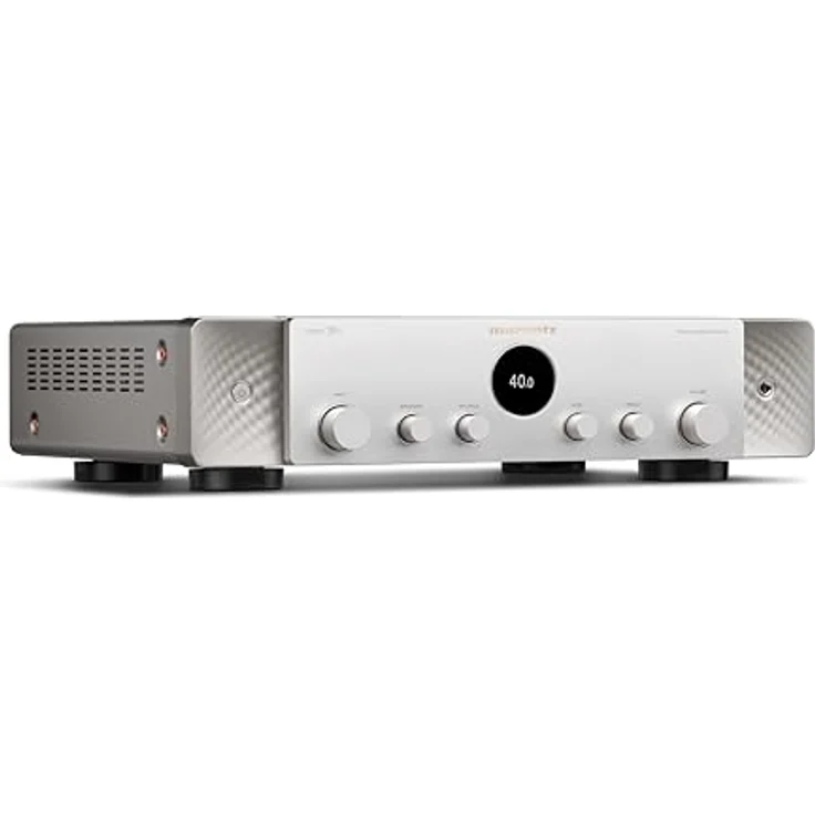 Marantz Stereo 70s Stereo-Gerät mit HDMI-Umschaltung, Streaming über HEOS Built-in, Phono-Eingang und UKW-/DAB+-Radio - Silber – Bild 2