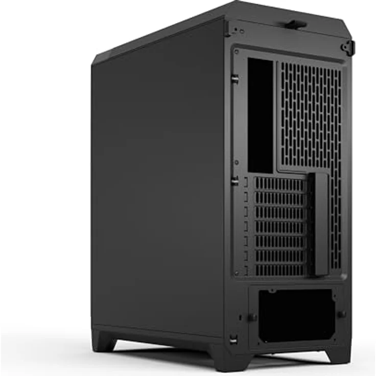 Fractal Design Meshify 3 Solid Midi-Tower PC-Gehäuse für E-ATX Motherboards, schwarz, mit 3 vorinstallierten 140-mm-Lüftern und Stahl-Seitenteil – Bild 7