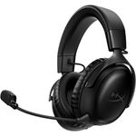 HyperX Cloud III Wireless – Gaming Headset for PC, PS5, PS4, up to 120-hour Battery, 2.4GHz Wireless, 53mm Angled Drivers, Memory Foam, Durable Frame, 10mm Microphone, Black.