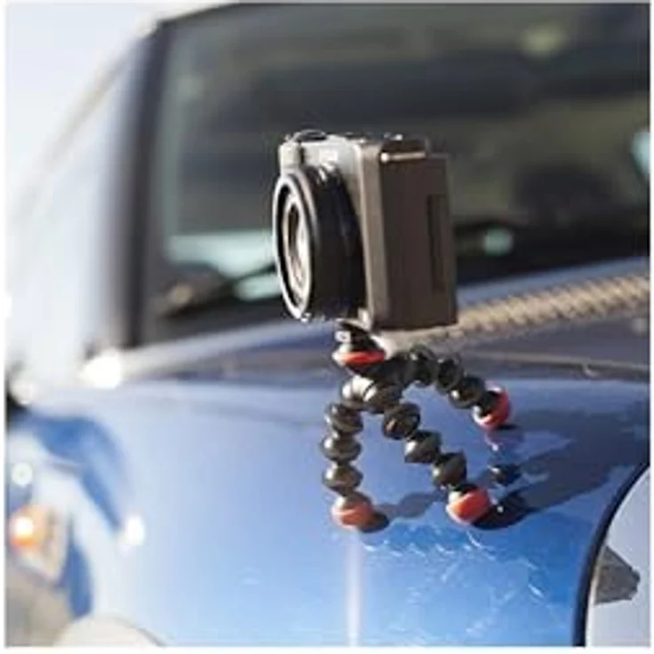 JOBY JB01504-BWW GorillaPod Magnetic Mini Stativ (mit Magnetfüßen für Point-&-Shoot, Kleine Kameras, Kompaktkameras, Blitz, Mikrofone, Action Kameras) – Bild 3