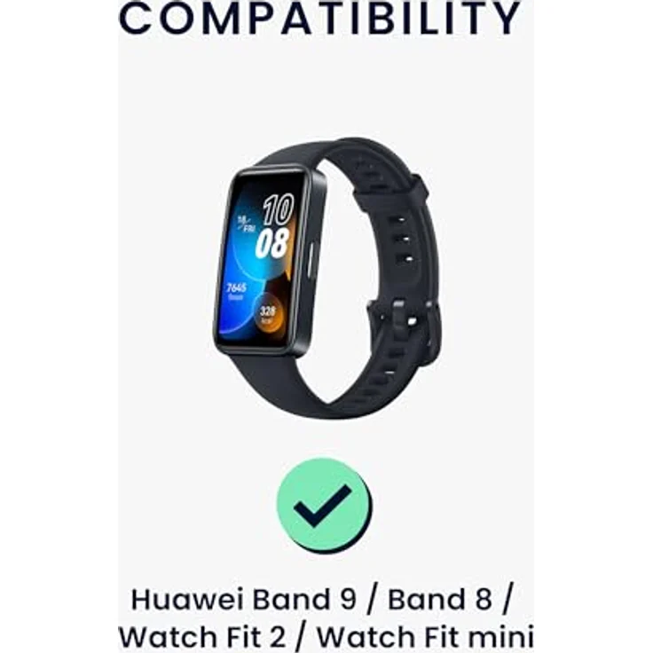 kwmobile USB C Ladekabel für Huawei Band 9 / Band 8 / Watch Fit 2 / Watch Fit mini, 100 cm lang, schnelles und zuverlässiges Aufladen in Schwarz – Bild 2