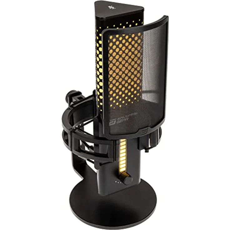 ENDGAME GEAR XSTRM USB Mikrofon für Streaming, Podcast, Aufnahmen in Studioqualität, 24 Bit / 192 kHz, externes Mic, AI-Geräuschunterdrückung, Stummschaltung durch Tippen, PC & Mac - schwarz – Bild 1