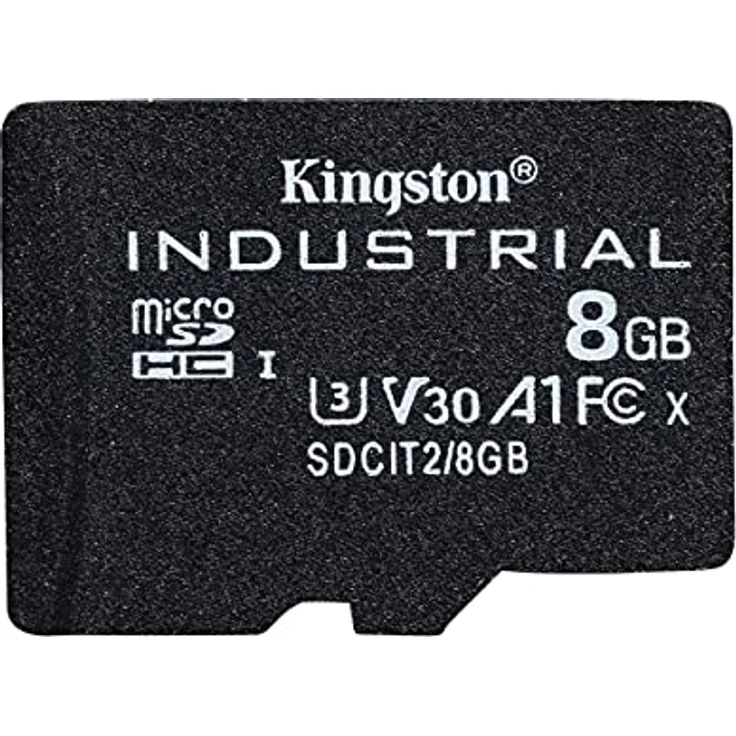 Kingston Industrial microSD - 8GB microSDHC Industrial C10 A1 pSLC Karte Einzelpackung ohne Adapter - SDCIT2/8GBSP – Bild 1