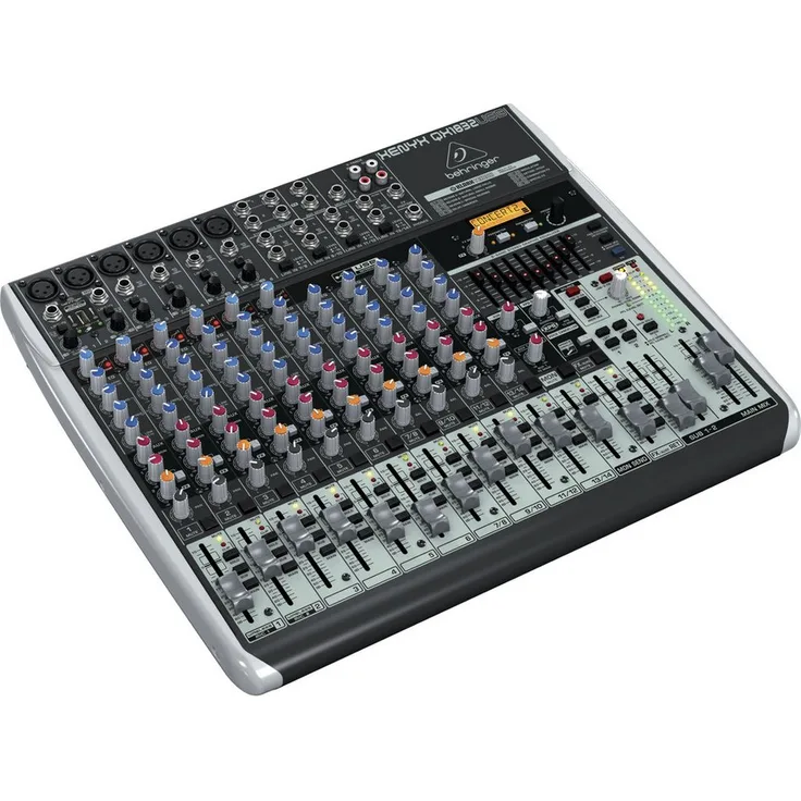 Behringer XENYX QX1832USB, Analogmischpult mit USB-Eingang, integrierten Effektprozessor und APP Steuerung