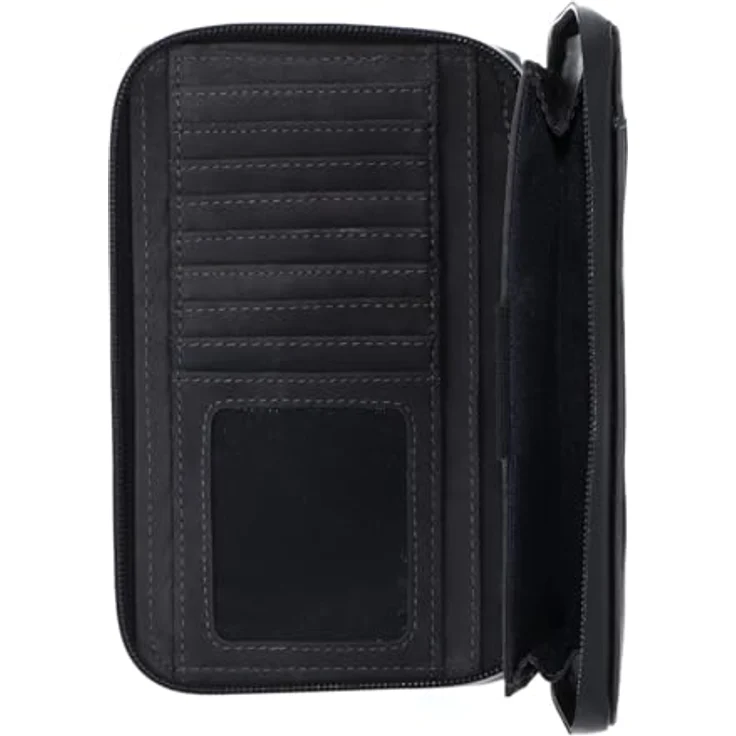Leonhard Heyden Den Haag Handytasche aus 100% Leder, 11 cm x 4 cm x 18 cm, grau – Bild 8