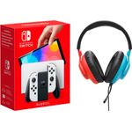 Nintendo Switch OLED Modell, Konsolen mit 7-Zoll-OLED-Bildschirm und gratis JBL QUANTUM 100N Gaming-Headset (UVP 39,99)