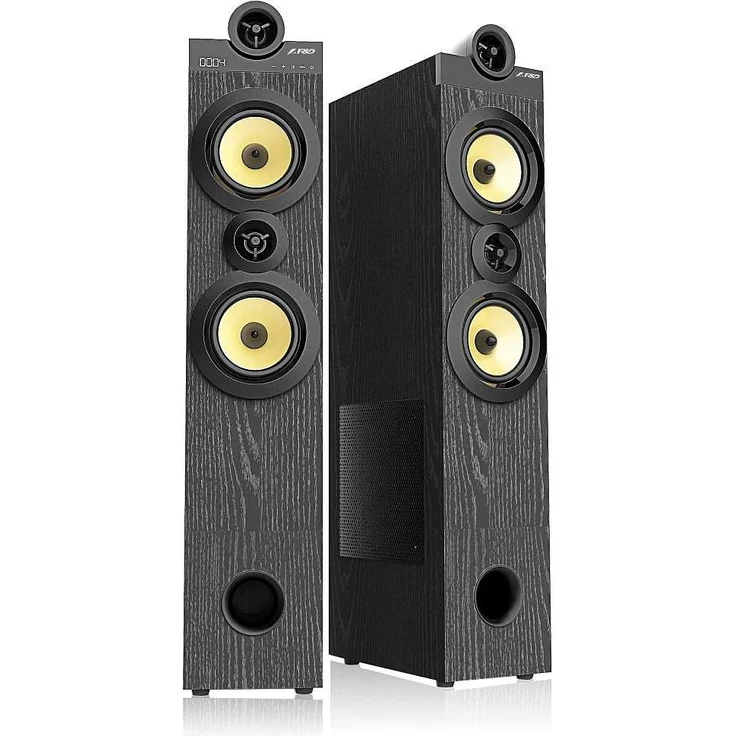 F&D T-70X Kompaktanlage, 2 Lautsprecher, 80 Watt RMS, Bluetooth, Karaoke-Funktion