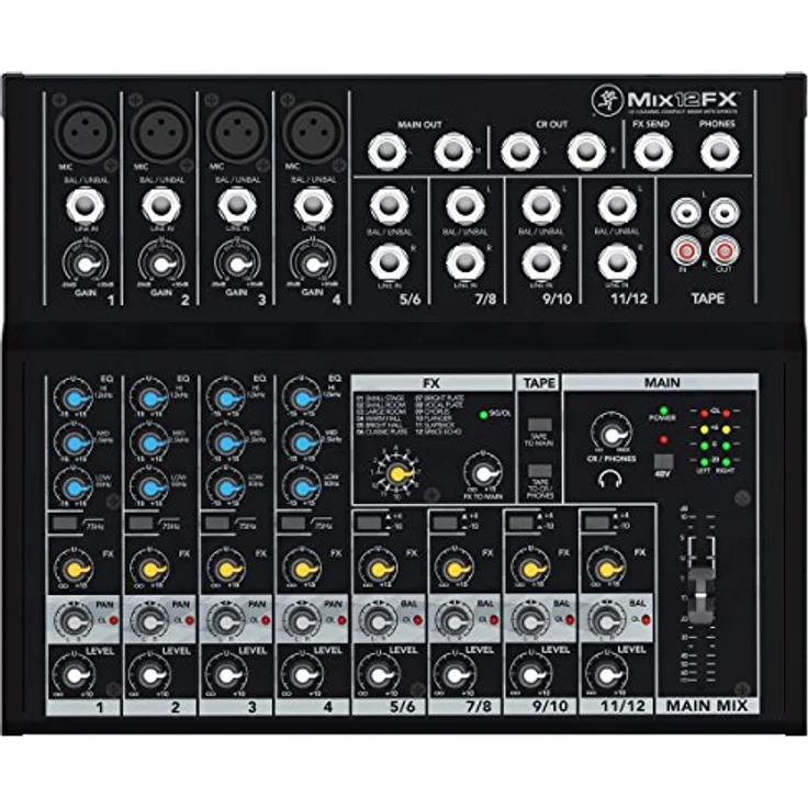 Mackie 25813 Mix12FX 12-Channel Compact DJ Mischer – Bild 2