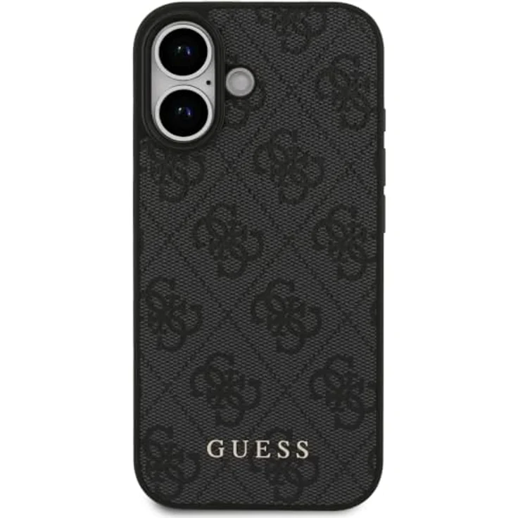 CG MOBILE Guess 4G Classic Hülle für iPhone 17, Hardcase aus TPU/PC und Kunstleder, Schwarz – Bild 3