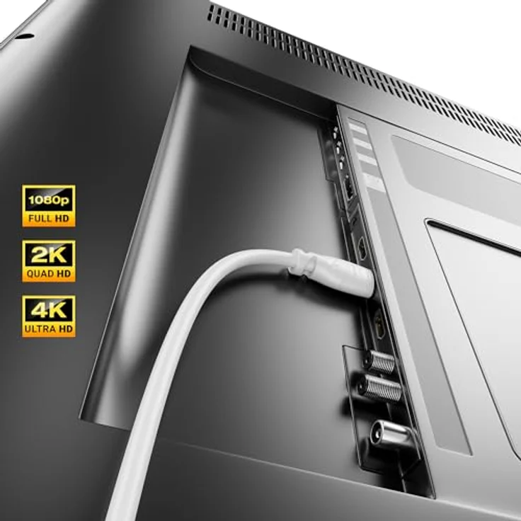 deleyCON 5m HDMI Kabel   HDMI 2.0 / 1.4a kompatibel   High Speed mit Ethernet (Neuster Standard)   ARC   3D   4K Ultra HD (1080p/2160p) – Bild 6