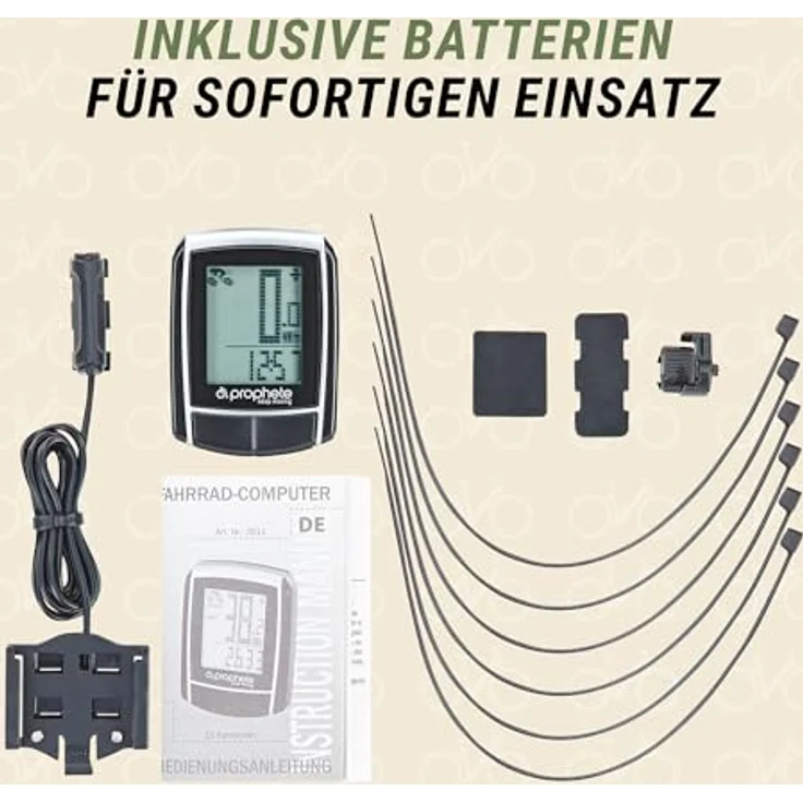 PROPHETE Fahrrad-Computer 15 Funktionen – Bild 6
