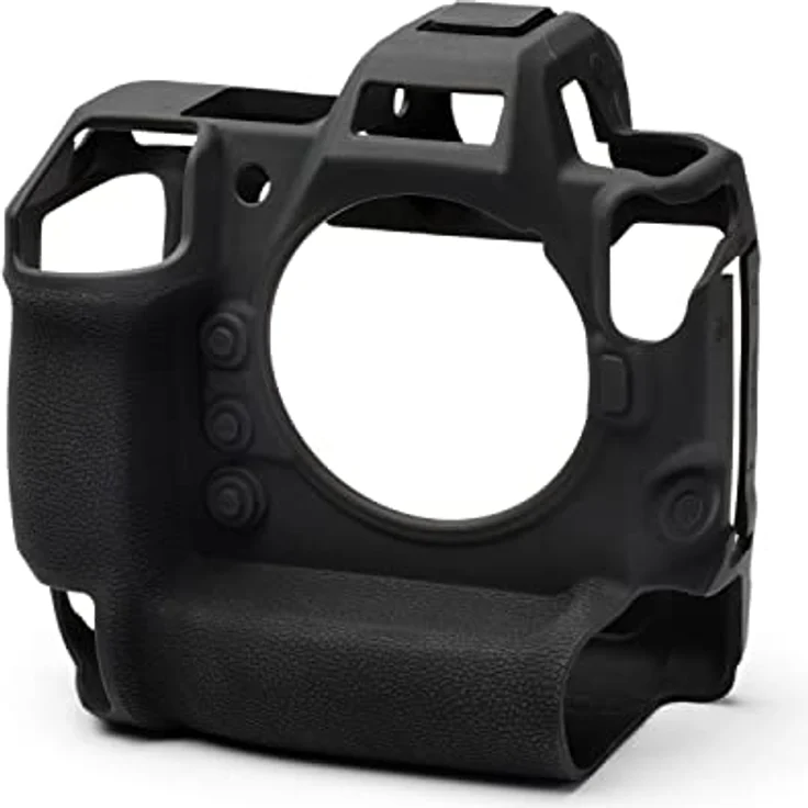 easyCover Silikon Kameratasche für Nikon Z9, maßgeschneiderter Schutz gegen Stöße und Kratzer, Schwarz – Bild 1