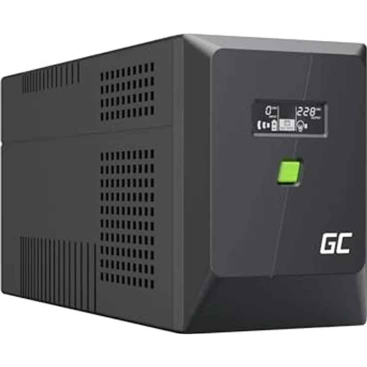 GreenCell UPS Power Proof 2000VA 1200W, Line-Interaktive USV mit 4 Ausgängen und Sinuswellen-Technologie – Bild 2