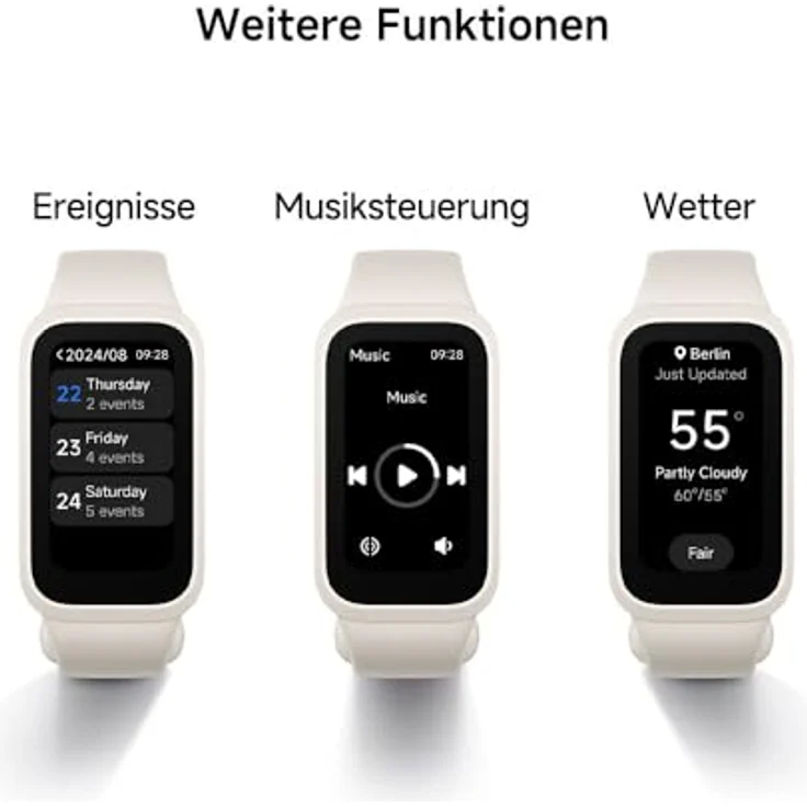 XIAOMI Smart Band 9 Active pink, 1,47 AMOLED-Display, 18 Tage Akkulaufzeit – Bild 12
