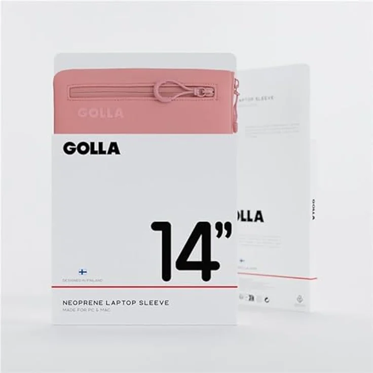 Golla Laptop Tasche/Wasserdichter Laptop Sleeve/Neoprenmantel/14 Zoll/Dirty Pink – Bild 2