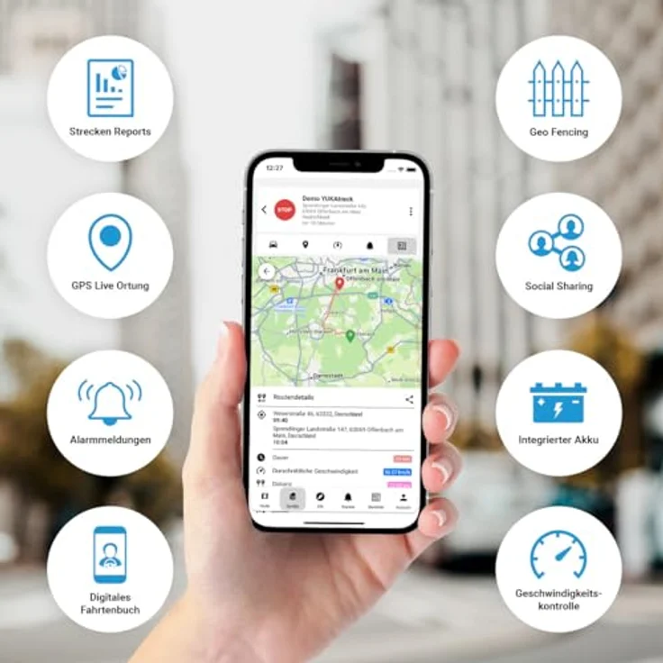 YUKAtrack easyWire 4G AIO GPS Car Tracker, präzise Fahrzeugortung, inklusive SIM-Karte und Datenflat, wasserfest – Bild 2