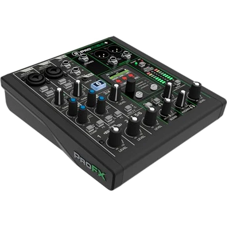 Mackie ProFX6v3+ Analoges 6-Kanal-Mischpult mit USB-Aufnahme-Modi und Bluetooth® - Studioqualität und verbesserte FX – Bild 4