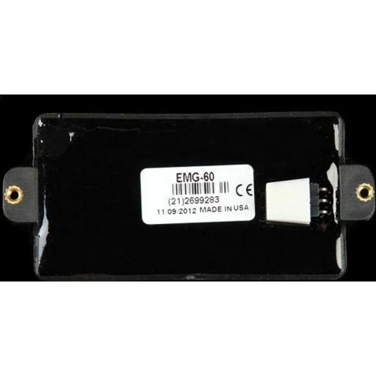 EMG 60 Humbucker, Tonabnehmer mit Keramikmagneten und Solderless Steckverbindungssystem, ideal als Rhythmus-Humbucker – Bild 3
