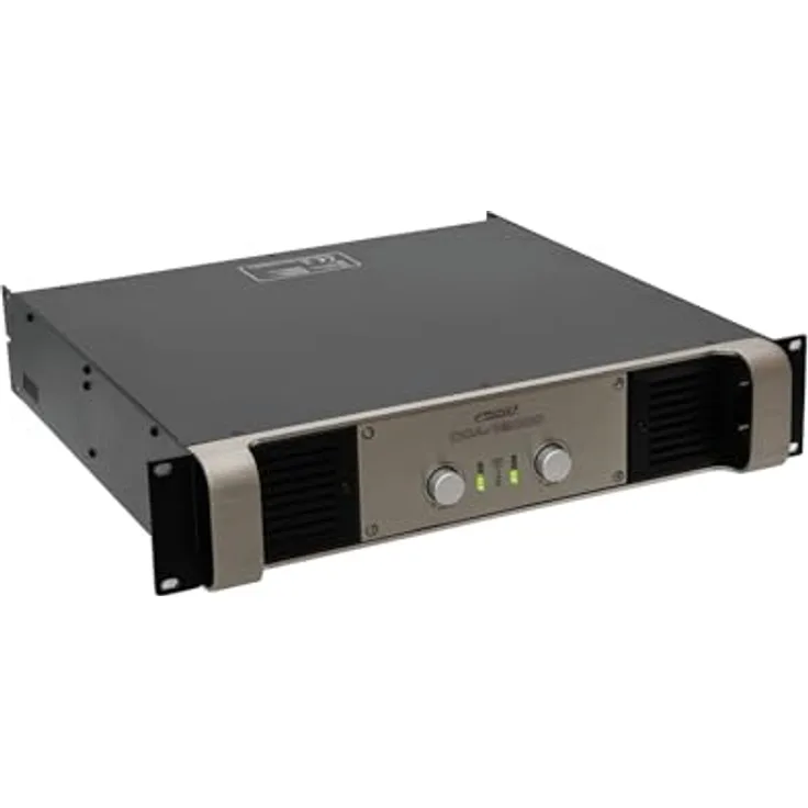 PSSO DCA-12000 2-Kanal-Endstufe SMPS | Class I Stereo-PA-Verstärker, 2 x 6000 W RMS (2 Ohm), 2 x 3900 W RMS (4 Ohm), integriertes Schaltnetzteil, geringes Gewicht - PSSO Schwarz