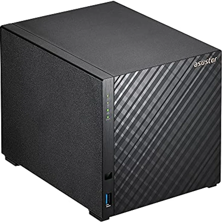 Asustor AS1104T NAS Kompakt Eingebauter Ethernet-Anschluss Schwarz RTD1296 (90IX01J0-BW3S00) – Bild 3