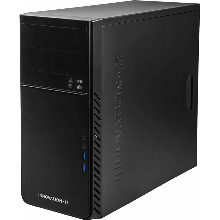 Innovation IT PC Intel i3-14100, Desktop-PC mit 16 GB RAM, 512 GB M.2 NVMe SSD, integrierter DVD-Brenner