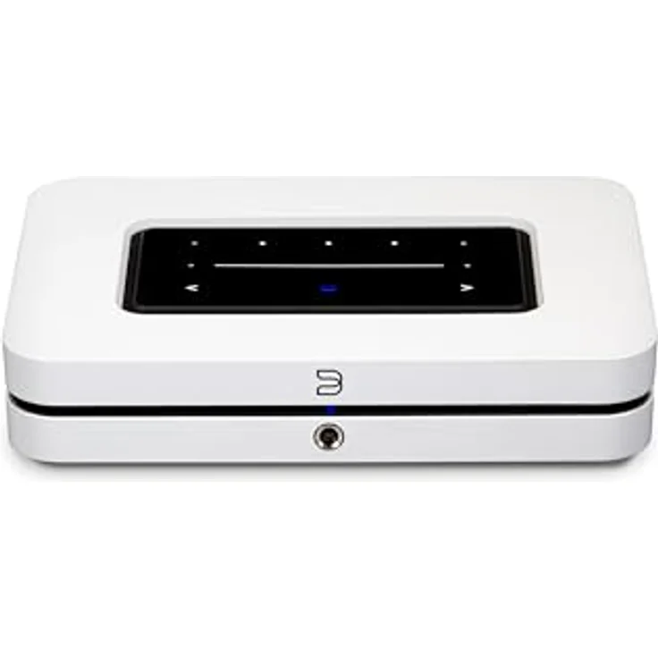 Bluesound Node Leistung Mehrzimmer Hochauflösender kabelloser Musik-Streamer (Weiß) mit Dolby Digital-Dekodierung, Hi-Res-Musik-Streaming und BluOS-Plattform – Bild 1