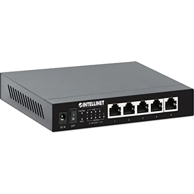 Intellinet 561921 Ethernet Switch Poe+ 5 Anschlüsse 2.5G Schwarz – Bild 3