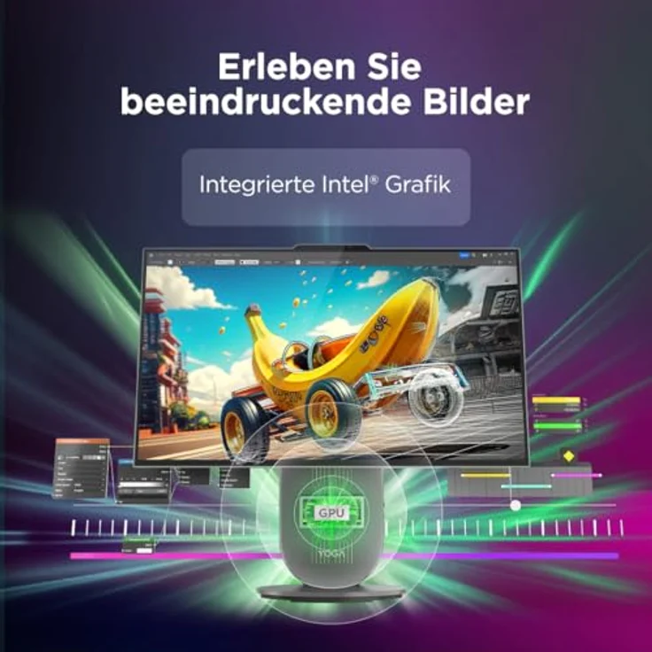 LENOVO Yoga AIO 27IPH11, All-in-One-PC mit Intel® Core™ Ultra 7, 27" QHD Touch-Display, 32 GB RAM, 1 TB Speicher, Windows 11 Pro – Bild 6