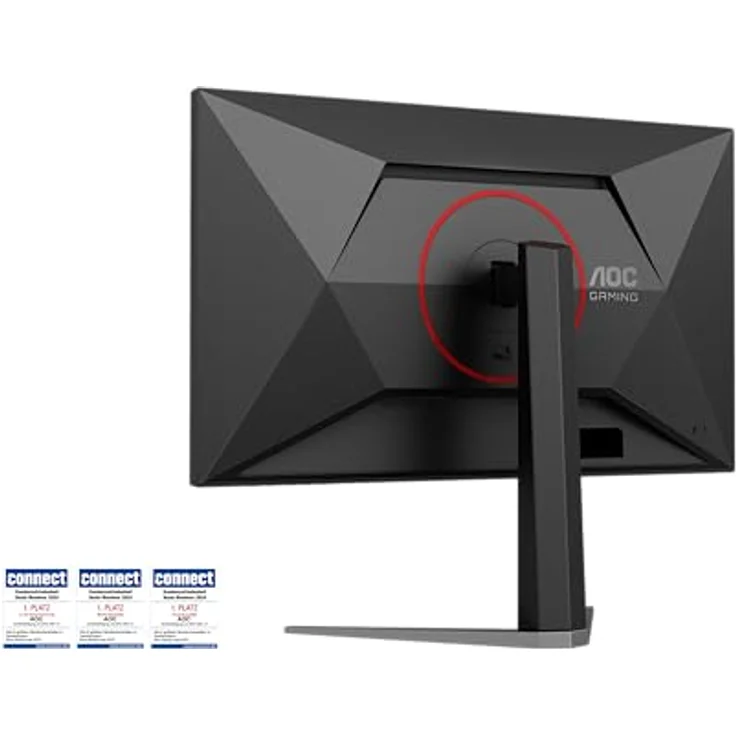 AOC Gaming 27G4HA, 27 Zoll Full HD Monitor mit 200 Hz, 1 ms Reaktionszeit, G-Sync-kompatibel, HDR10, schwarz-rot – Bild 3