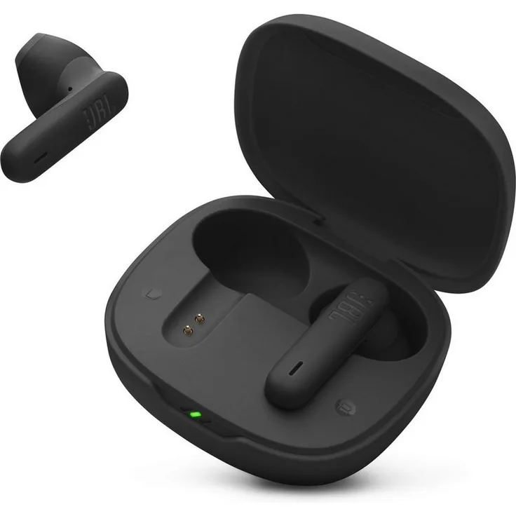JBL Wave Flex 2 wireless In-Ear-Kopfhörer (A2DP Bluetooth) mit JBL Pure Bass Sound, Smart-Ambient-Technologie und 40 Stunden Wiedergabedauer, schwarz