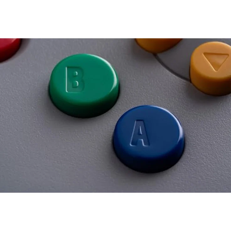 8BitDo 64 Wireless 2.4G, Wireless Controller in Classic Grey mit Hall Effect-Joystick, Turbo-Unterstützung und Vibration für Nintendo 64 – Bild 8