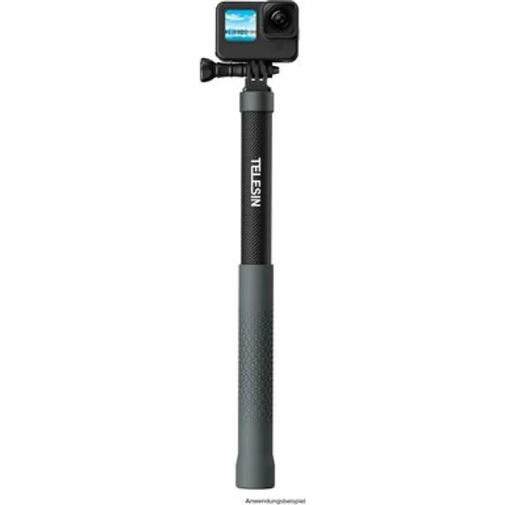 Telesin 120cm Premium Selfie Stick, Kohlefaser für Stabilität und Leichtigkeit